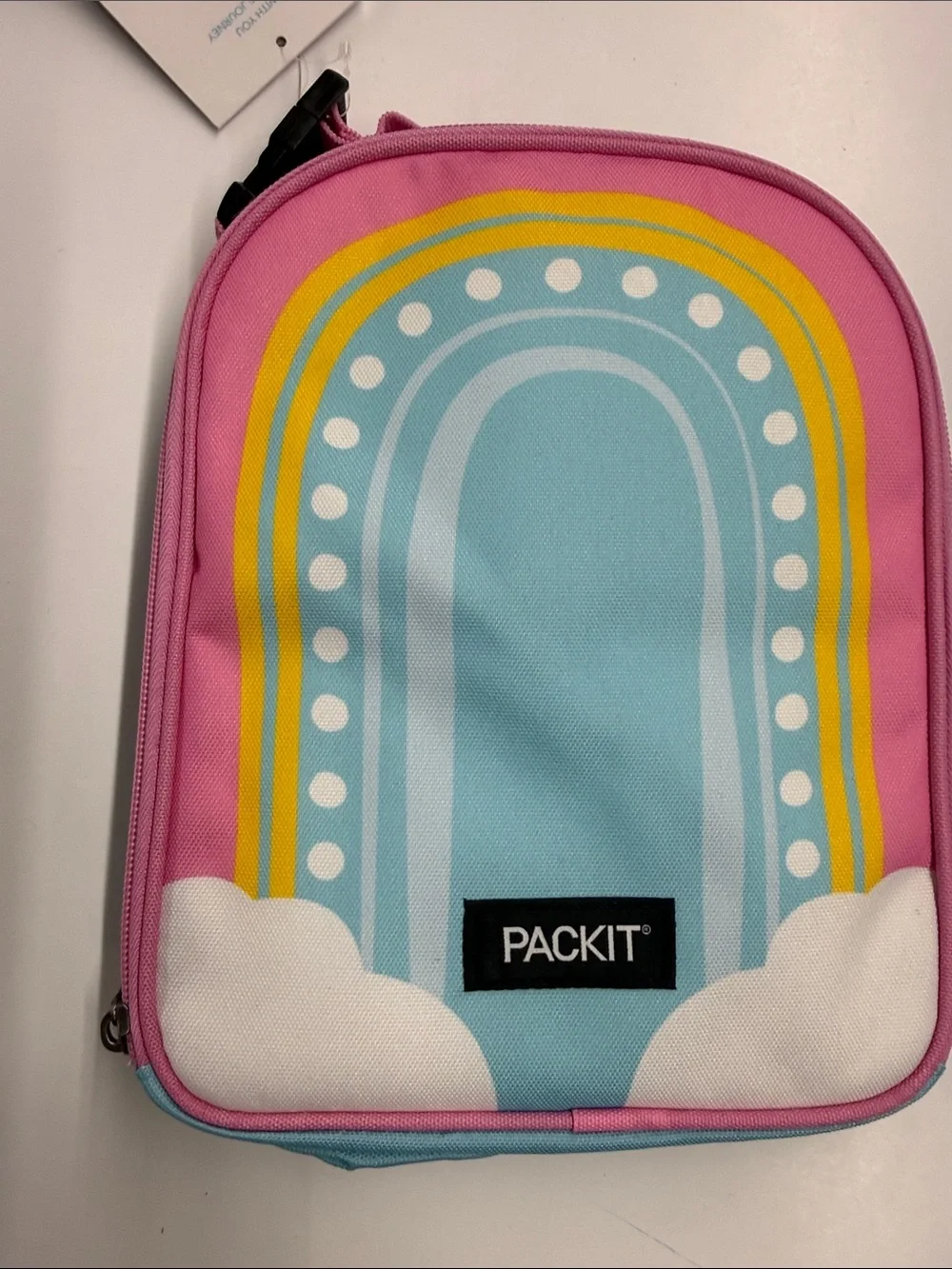 NEW PackIt Kids Freezable Lunch Bag - Pink & Blue